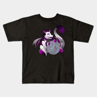 Asexual pride pocket dragon Kids T-Shirt